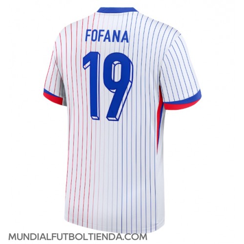 Camiseta Francia Youssouf Fofana #19 Segunda Equipación Replica Eurocopa 2024 mangas cortas